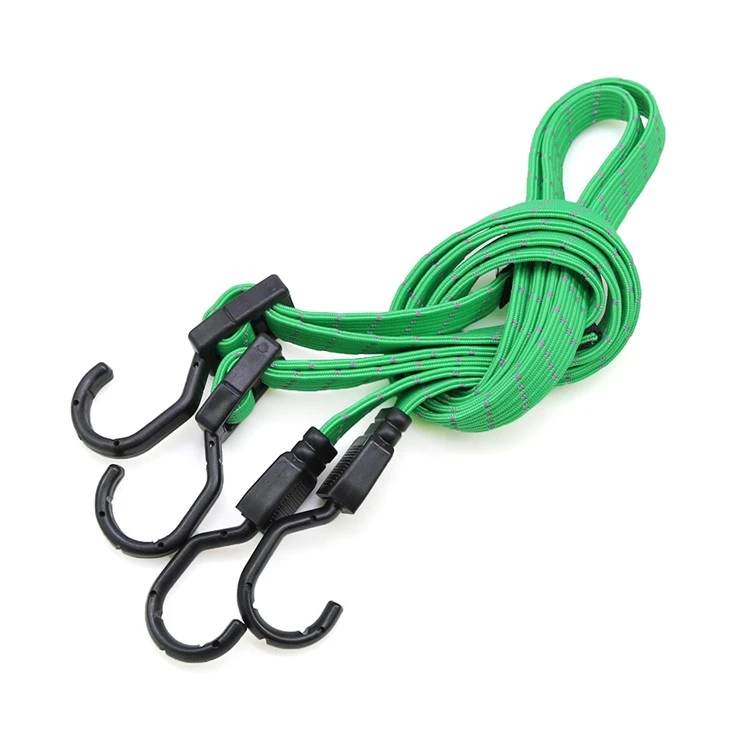 2pk Reflective Bungee Cord Webbing Strap Elastic Shock Cord
